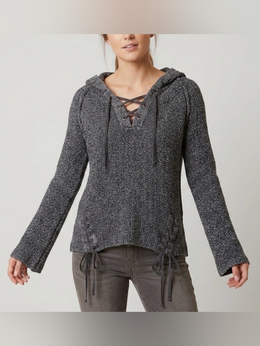 Vintage Havana Hooded Sweater, Size S